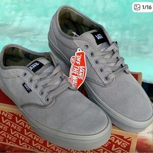 ISO - Vans Gray Atwood Camo Alloy - Size 11